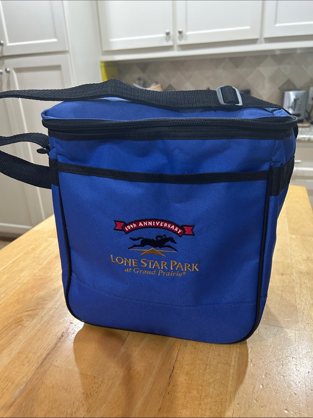 Blue Insulated Travel Bag- Lone Star Park Grand Prairie, Texas